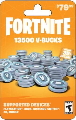 Fortnite V-Bucks $79.99 Gift Card, 1 ct - Kroger