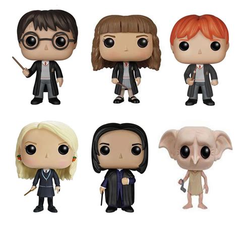 Movie Harry Potter Character 10cm Vinyl Doll Action Figure Collection Model Toys-in Action & Toy ...