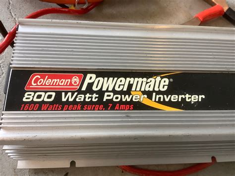 Coleman Powermate 800 Watt Power Inverter #1822261 | Auctionninja.com