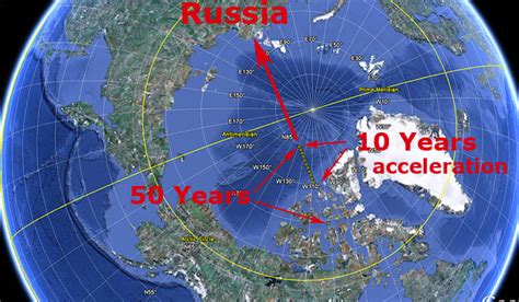 Clouding Over: 400 Years of Magnetic North Pole Shift