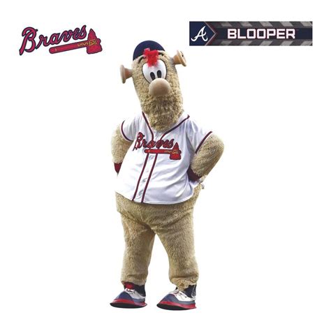 Atlanta Braves: Blooper 2021 Mascot - Officially Licensed MLB Removabl ...