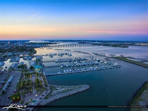 Fort Pierce City Marina Downtown Along Waterway – HDR Photography by Captain Kimo