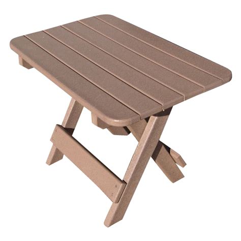 Phat Tommy Recycled Plastic Folding Patio Side Table - Walmart.com