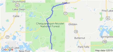 Chequamegon National Forest | Route Ref. #36033 | Motorcycle Roads