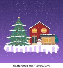 Cabin Starry Night Illustration Clip Art Stock Vector (Royalty Free) 2261635565 | Shutterstock