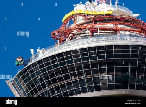 STRATOSPHERE LAS VEGAS HIGH ROLLER RIDE ON TOP OFF THE STRATOSPHERE Stock Photo: 5926552 - Alamy