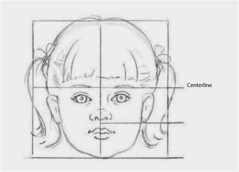 Drawings: CHILDREN'S FACIAL PROPORTIONS | Baby face drawing, Facial ...