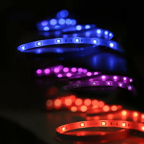 YEELIGHT Smart Wifi LED Light Strip, RGB Wireless Strip Light Kit, Dimmable, 16million Color ...