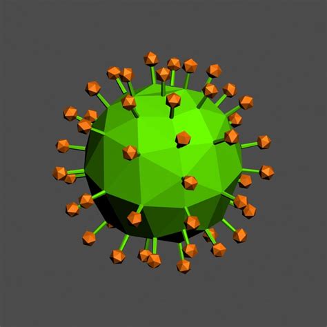 Abstract coronavirus - animation 3D model - TurboSquid 1543970