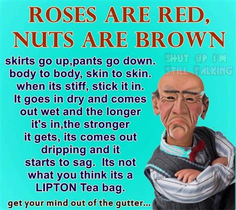 Roses Are Red Nuts Are Brown Funny Joke Pictures, Photos, and Images ...