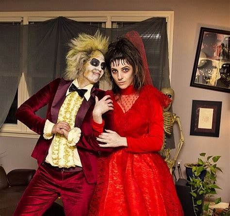 Beetlejuice and Lydia! #beetlejuice #lydia #halloween #costume # ...