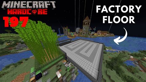 Starting our AUTOMATIC STONE BRICK FACTORY in Minecraft Hardcore! - YouTube