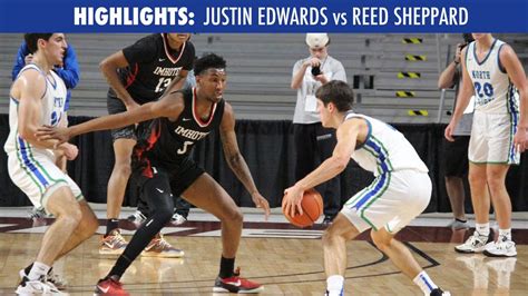 Reed Sheppard vs Justin Edwards Highlights | Kentucky basketball ...