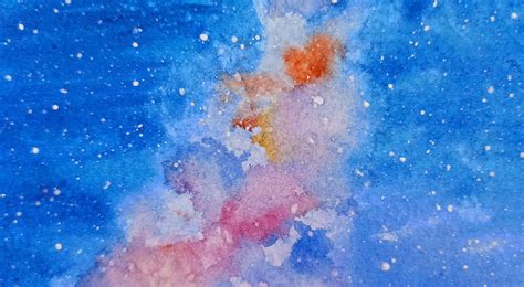 Starry Night Painting Night Sky Original Art 8 by 6 Milky Way | Etsy