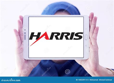 Harris Corporation logo editorial stock image. Image of samsung - 100339114