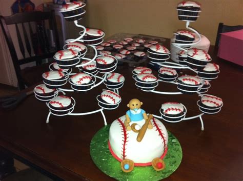 Baseball Baby Shower Cake - CakeCentral.com