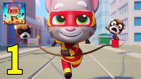 Talking Tom Hero Dash - Gameplay (Android, IOS) Parte 1 - YouTube