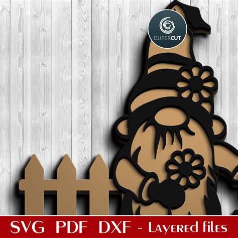 GARDEN GNOME - SVG / DXF – DuperCut