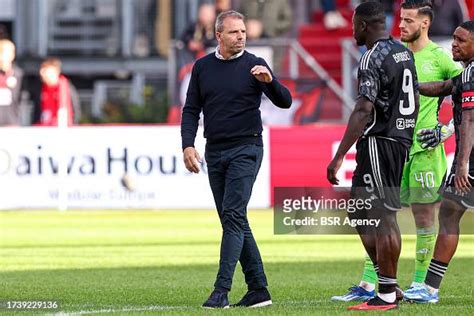 head coach Maurice Steijn of Ajax during the Dutch Eredivisie match ...