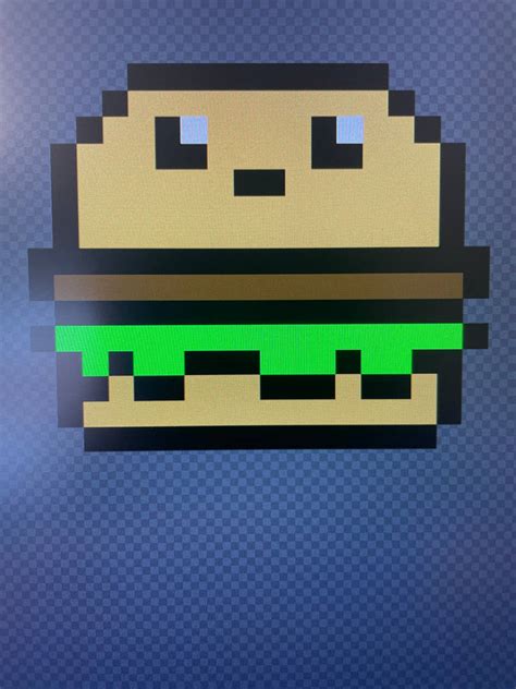 Burger Pixel Art by capjax21 on DeviantArt