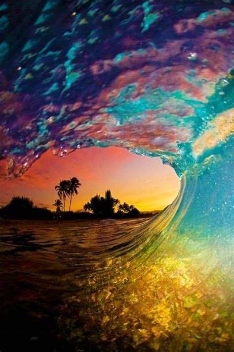 Rainbow wave : iWallpaper