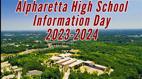 Alpharetta High School Information Day 2023-2024 - YouTube