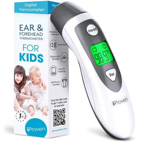 Baby Thermometer for Fever - Ear and Forehead Function - Ear Thermometer for Kids - Digital ...