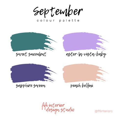 Colour Palette - September | September colors, Color, Green color schemes