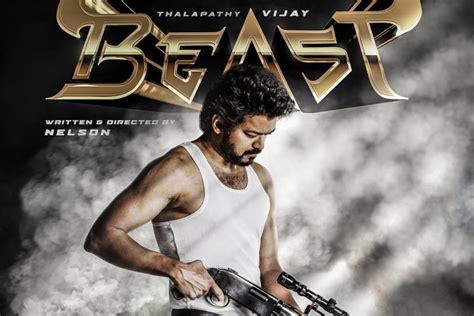 Vijay's 65th Film Titled Beast, Poster Released on Birthday Eve