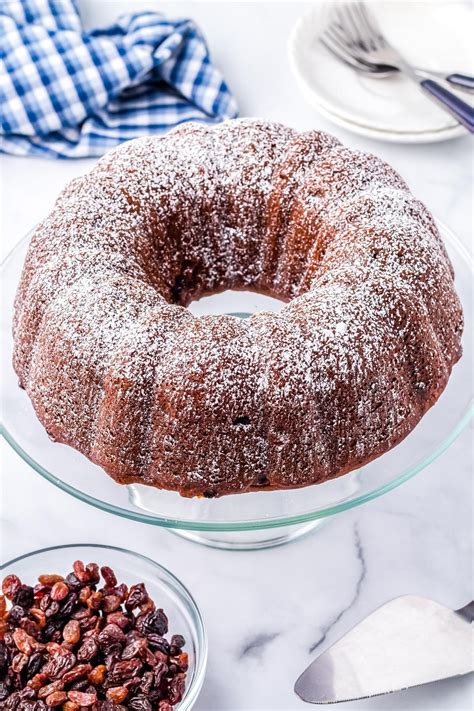 Grammie's Raisin Cake • Food Folks and Fun