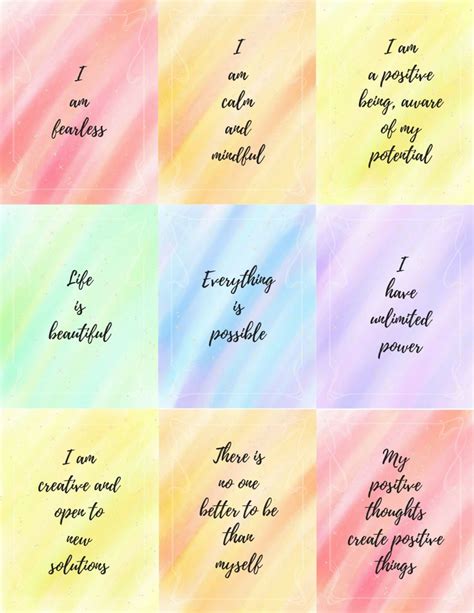 90 Positive Affirmation Cards - With Bonus Surprise! » Hot Mess | Free ...