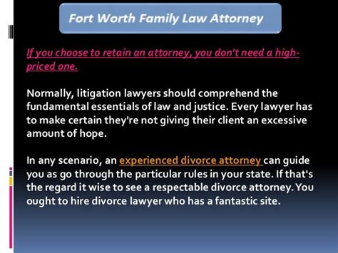 Fort worth family law attorney