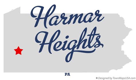 Map of Harmar Heights, PA, Pennsylvania