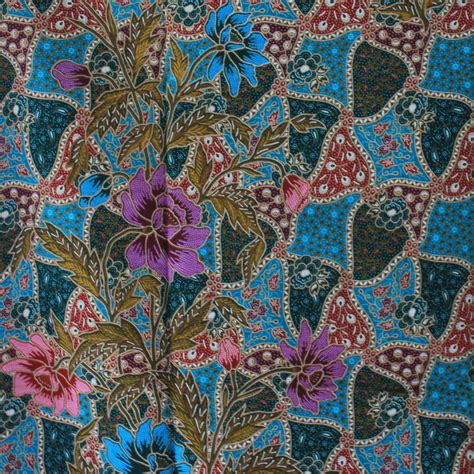 Blue flowers pure cotton traditional Indonesian Batik | Etsy | Blue flowers, Pure cotton, Batik