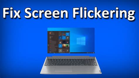 How to Fix Laptop Screen Flickering issue on Windows 10[Solved] - YouTube