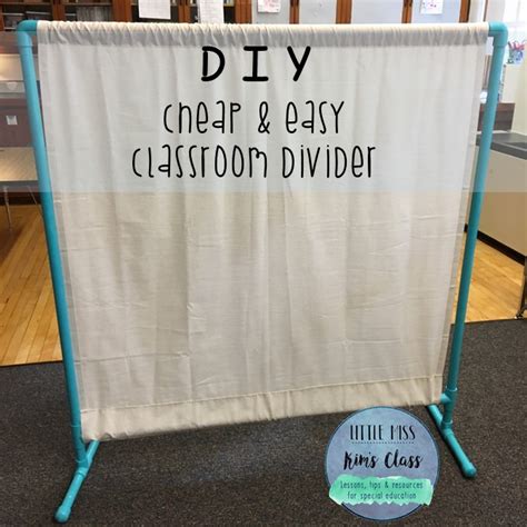 Little Miss Kim's Class: DIY Cheap & Easy Classroom Divider with PVC Pipe