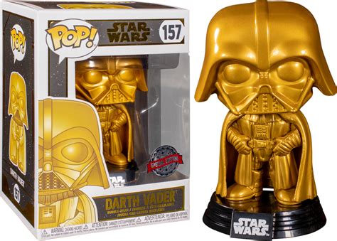 Funko Pop! Star Wars - Darth Vader Metallic Gold #157 | The Amazing Collectables