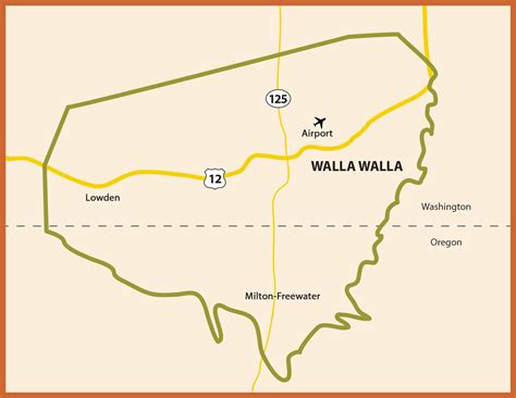 Map - Visit Walla Walla | Washington wine country, Walla walla, Washington wines