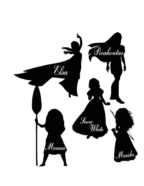 Disney Princess Silhouette Svg Svg Cut File Ilustrator – NBKomputer