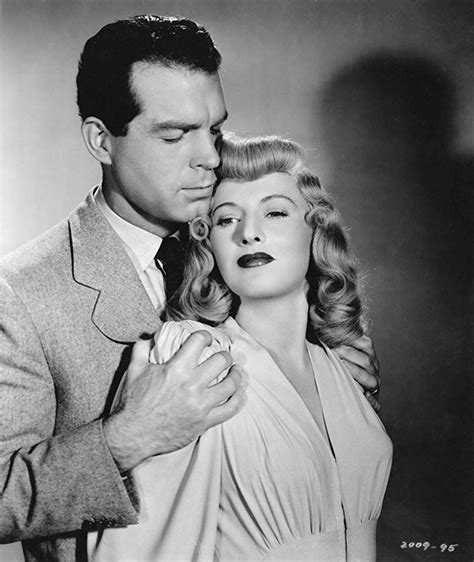 Barbara Stanwyck and Fred MacMurray in 'Double Indemnity' (1944). Directed by Billy Wilder. # ...