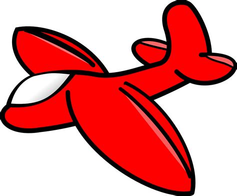 Download Plane, Red, Cartoon. Royalty-Free Vector Graphic - Pixabay