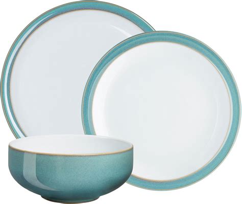 Denby Azure 12-Piece Dinnerware Set: Amazon.co.uk: Kitchen & Home