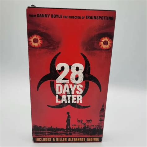 28 DAYS LATER (VHS, 2003, 20th Century Fox) HORROR, Danny Boyle, RENTAL $9.52 - PicClick