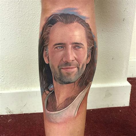 Tattoo done by: David Corden #nicholascage #nicholas | Funny pictures ...