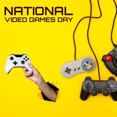 National Video Games Day in 2023 | National video game day, Video games, National