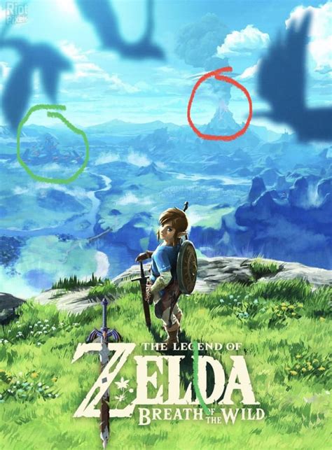 I Think That The TotK Art Was “Taken” Directly Above The BotW Cover Art : r/tearsofthekingdom