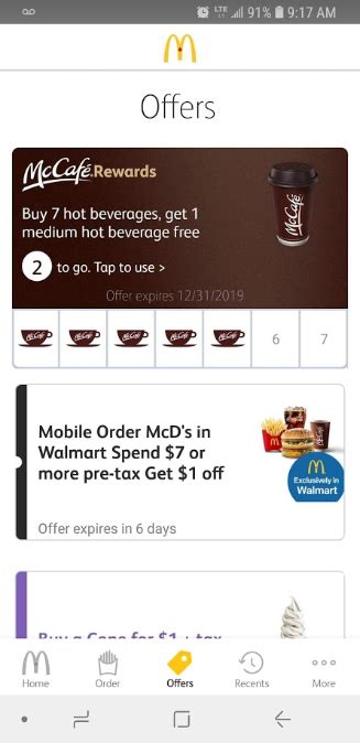 [McDonalds] McCafe rewards in app (bonus coffee stickers ...