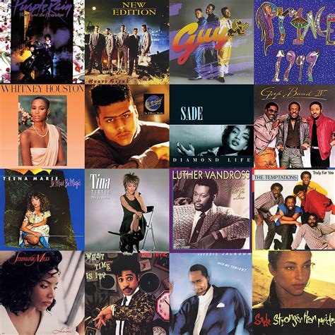 CLASSIC 80's R&B Album Cover Art Collage Kit DIGITAL DOWNLOADS 50 Pcs, 4.75 X 4.75, Album Cover ...