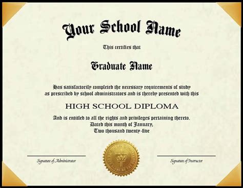 High School Diploma