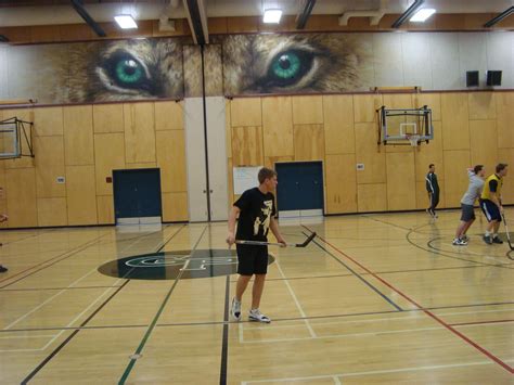 Day 299 | Intramural hockey in the gym. | allosaurusrex2 | Flickr